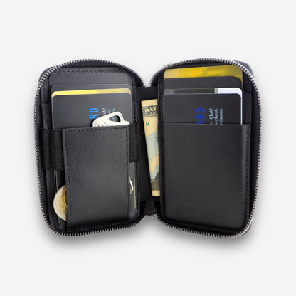 Venture Mini Zip (Black Edge)-cardholder-COLDFIRE