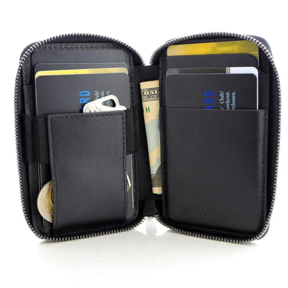 RFID Men's Mini Wallet - Genuine Leather - Snake Eye - COLDFIRE