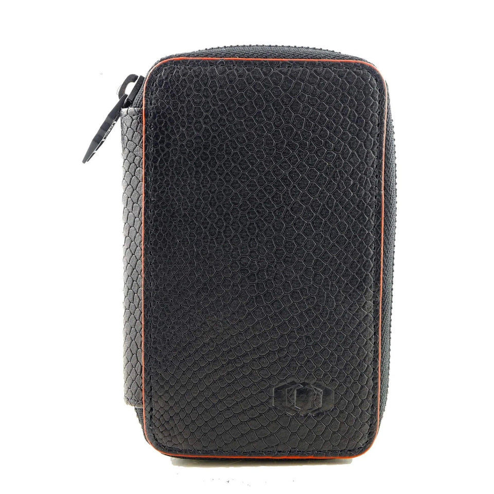 RFID Men's Mini Wallet - Genuine Leather - Snake Eye - COLDFIRE