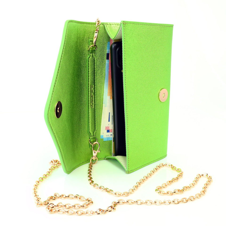 Small handbag - crossbody - genuine leather - Auriga Fresh Green | COLDFIRE - COLDFIRE