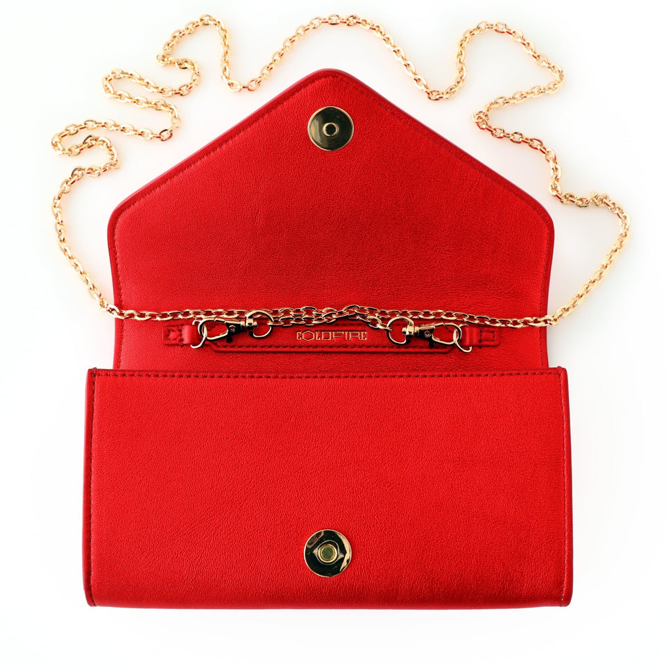 Small handbag - crossbody - genuine leather - Egeria Red | COLDFIRE - COLDFIRE