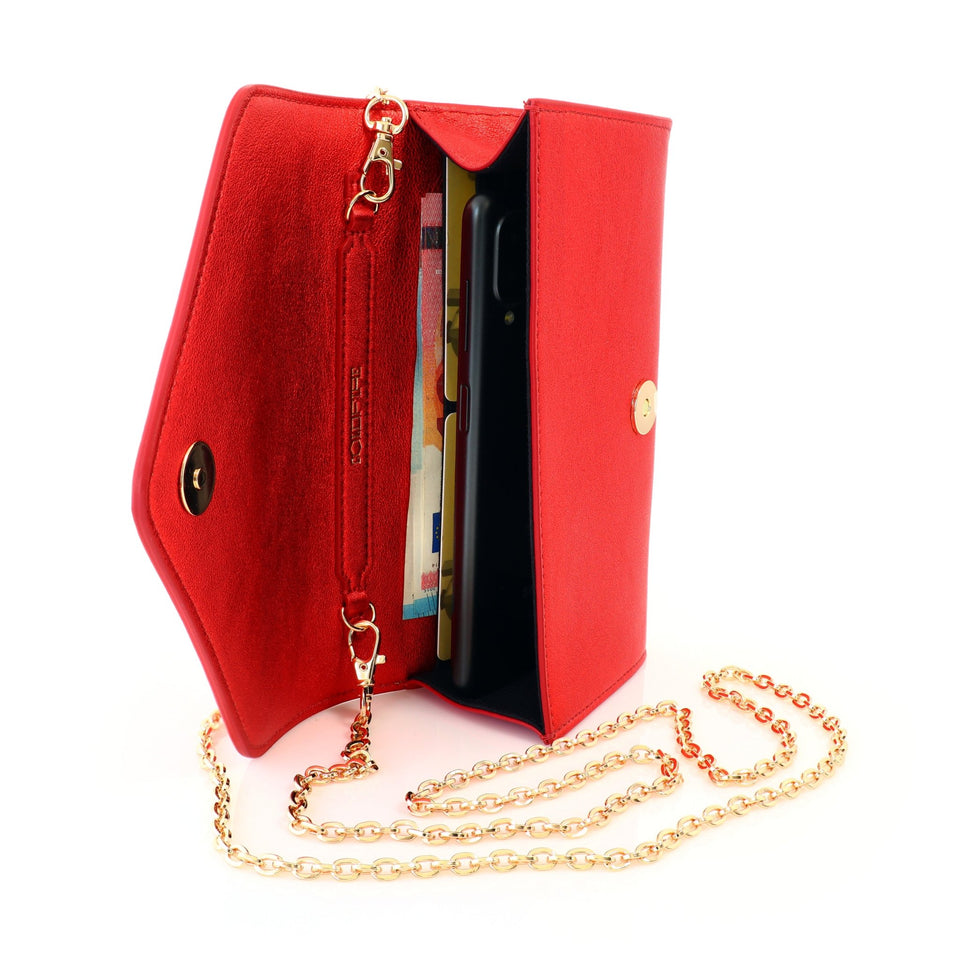 Small handbag - crossbody - genuine leather - Egeria Red | COLDFIRE - COLDFIRE