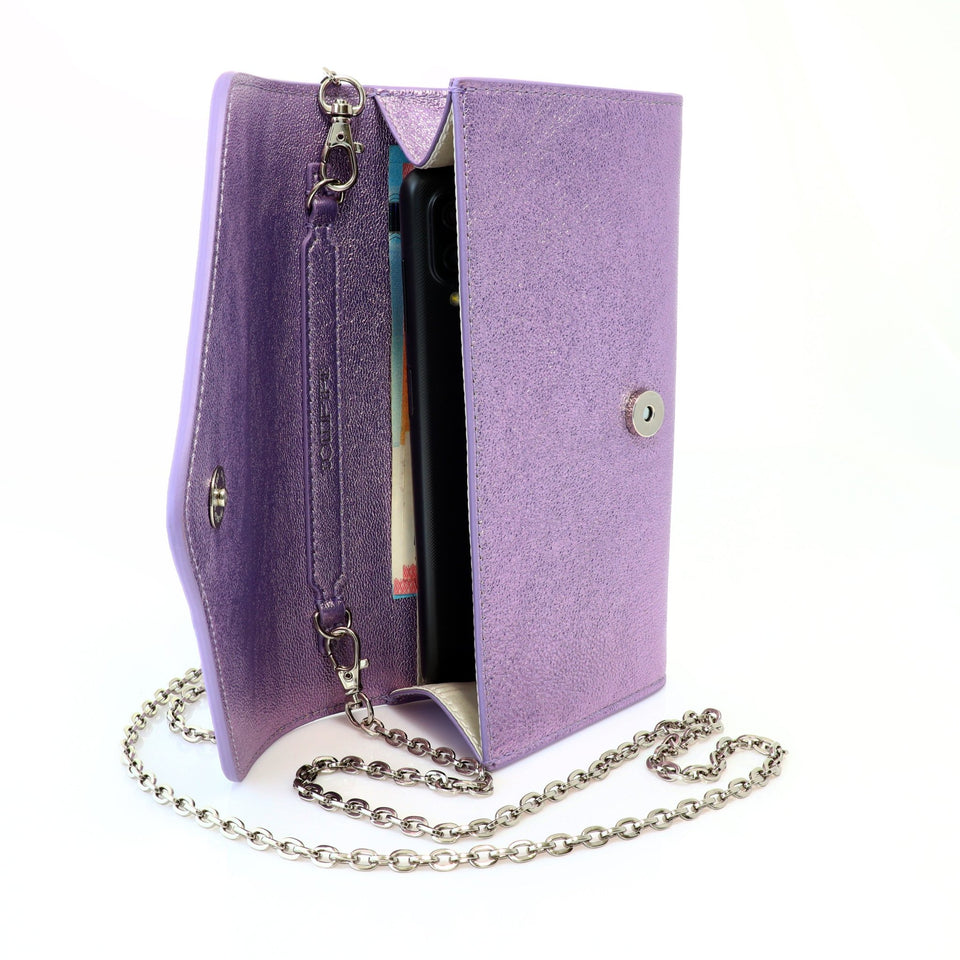 Small handbag - crossbody - genuine leather - Rough Pillow Lavender | COLDFIRE - COLDFIRE