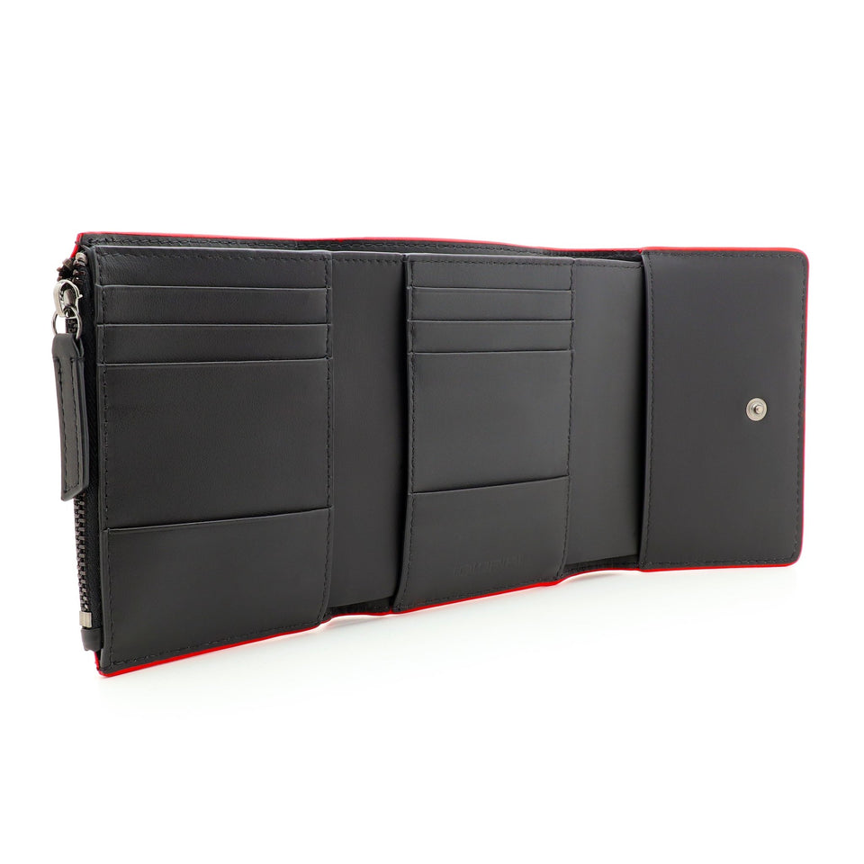 Unisex Wallet 8cc & Zip Pocket - Red | COLDFIRE - COLDFIRE