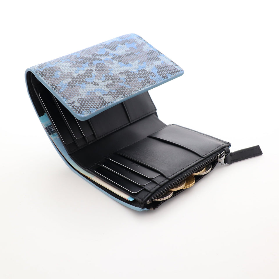 Unisex Wallet 8cc & Zip Pocket - Sky | COLDFIRE - COLDFIRE