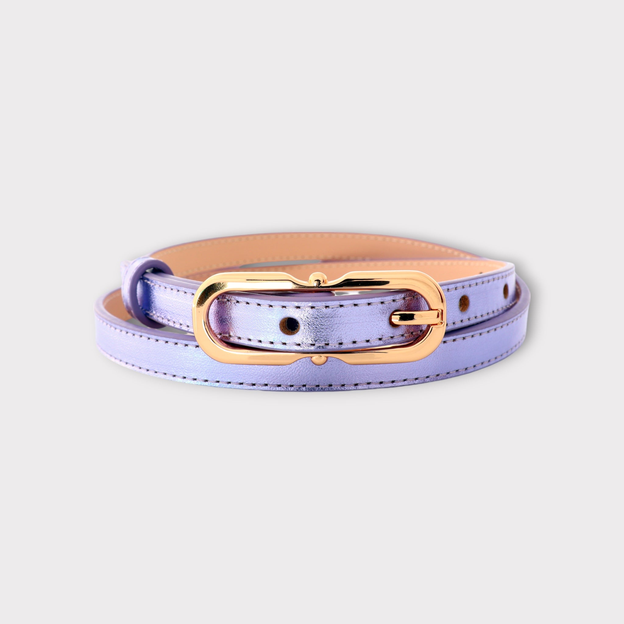 Women's belt - genuine leather - 12 mm - Sirio Purple | COLDFIRE - COLDFIRE