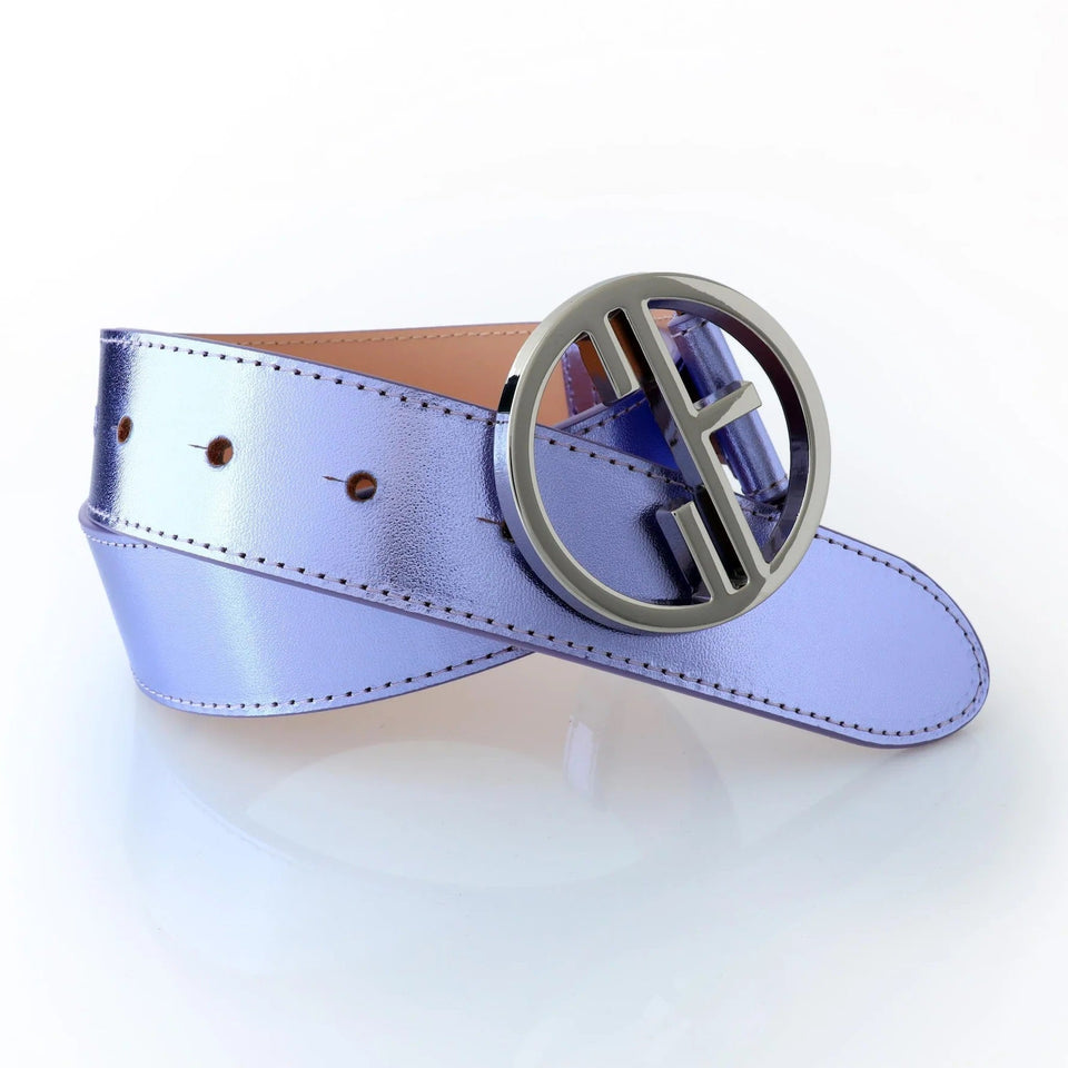 Women's belt - genuine leather - 35 mm - Sirio Purple | COLDFIRE - COLDFIRE