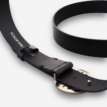 Aura Belt - Black - Silver-women's belt-COLDFIRE