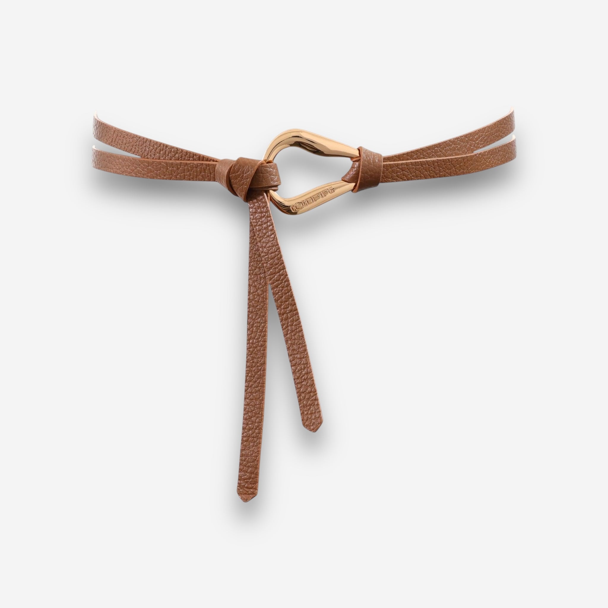 Elysian Knot Belt - Taupe Gold-women's belt-COLDFIRE