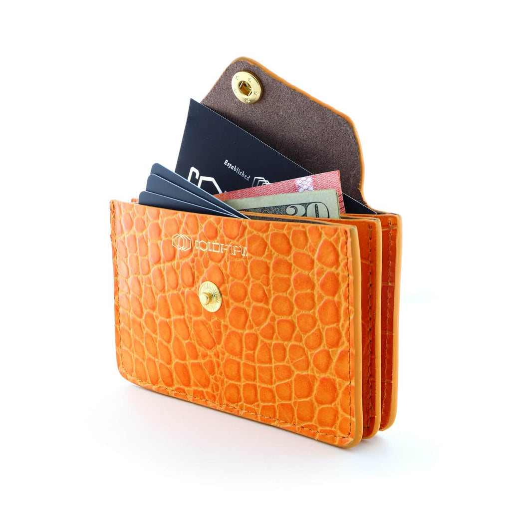 Flap Leather Card Holder